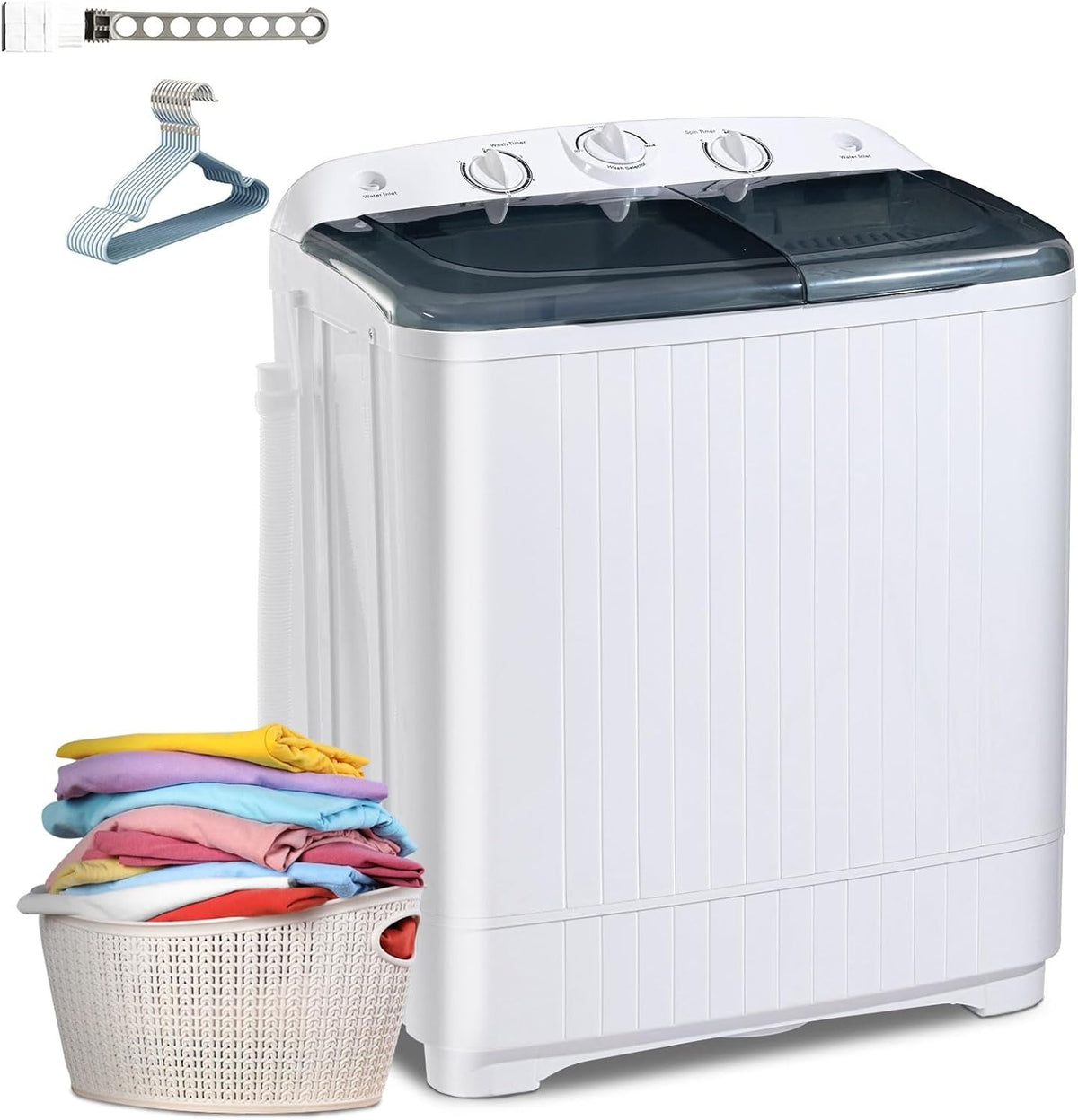 Portable Twin Tub Washing Machine – Compact & Efficient Home Laundry