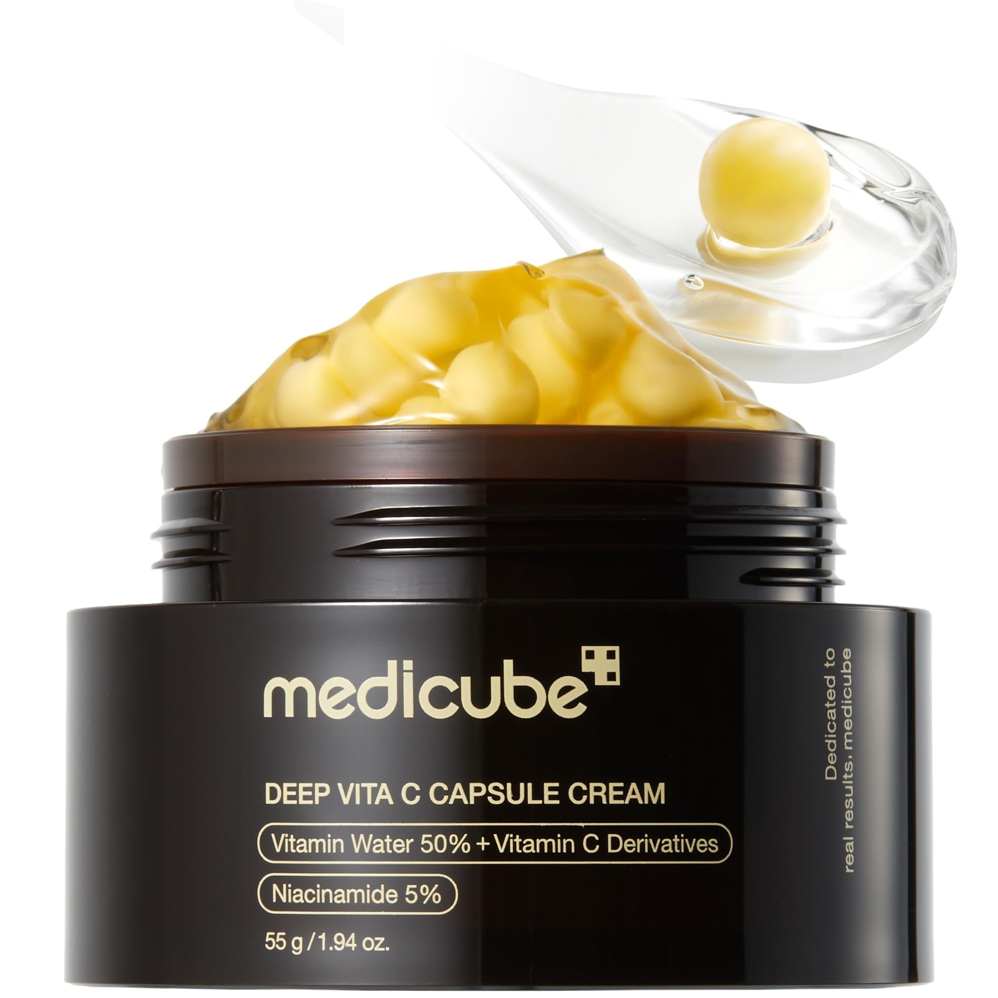 Capsule Cream with Deep Vitamin C | Liposome Vitamin C Golden Capsule for Radiance & Firm-Looking Skin II