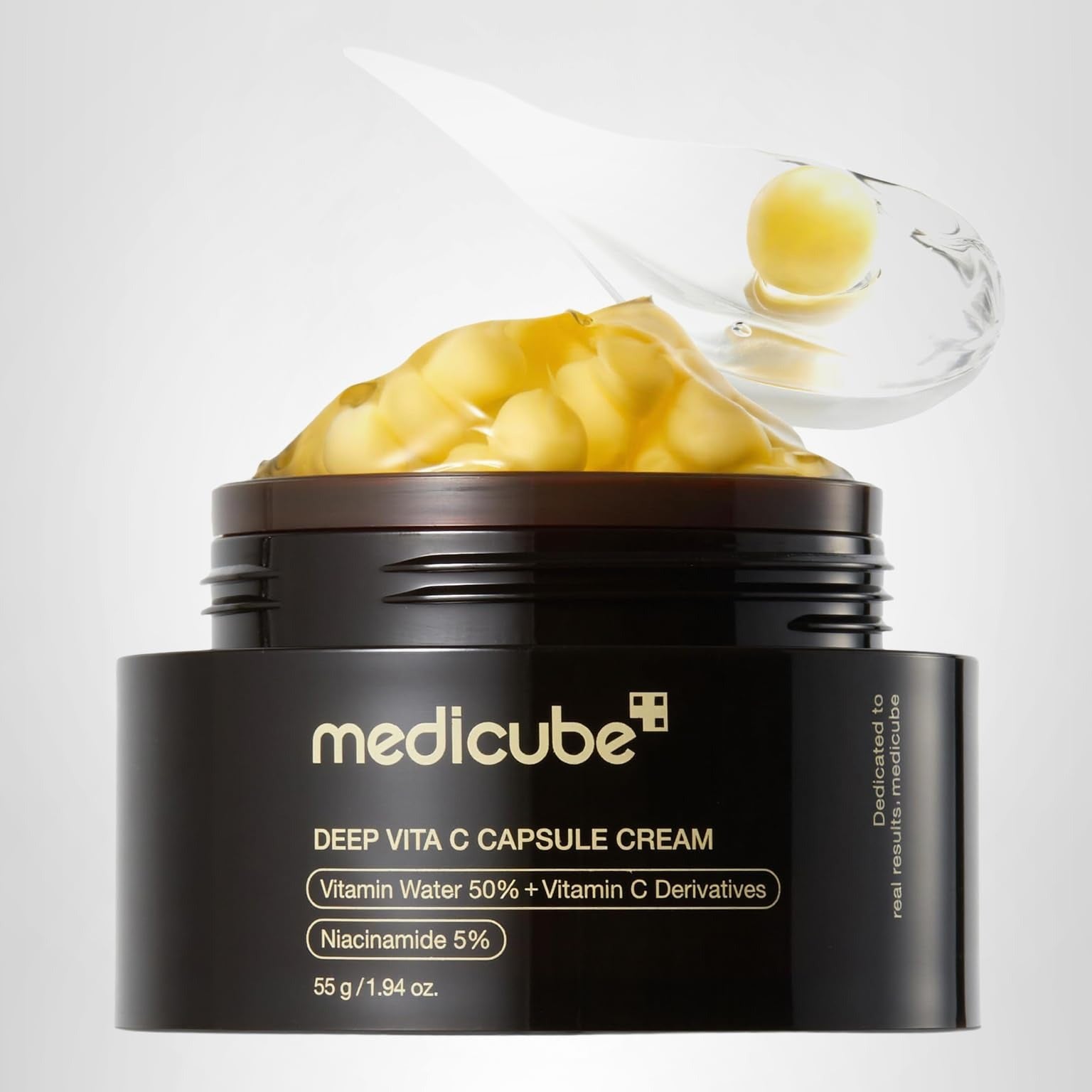 Capsule Cream with Deep Vitamin C | Liposome Vitamin C Golden Capsule for Radiance & Firm-Looking Skin II