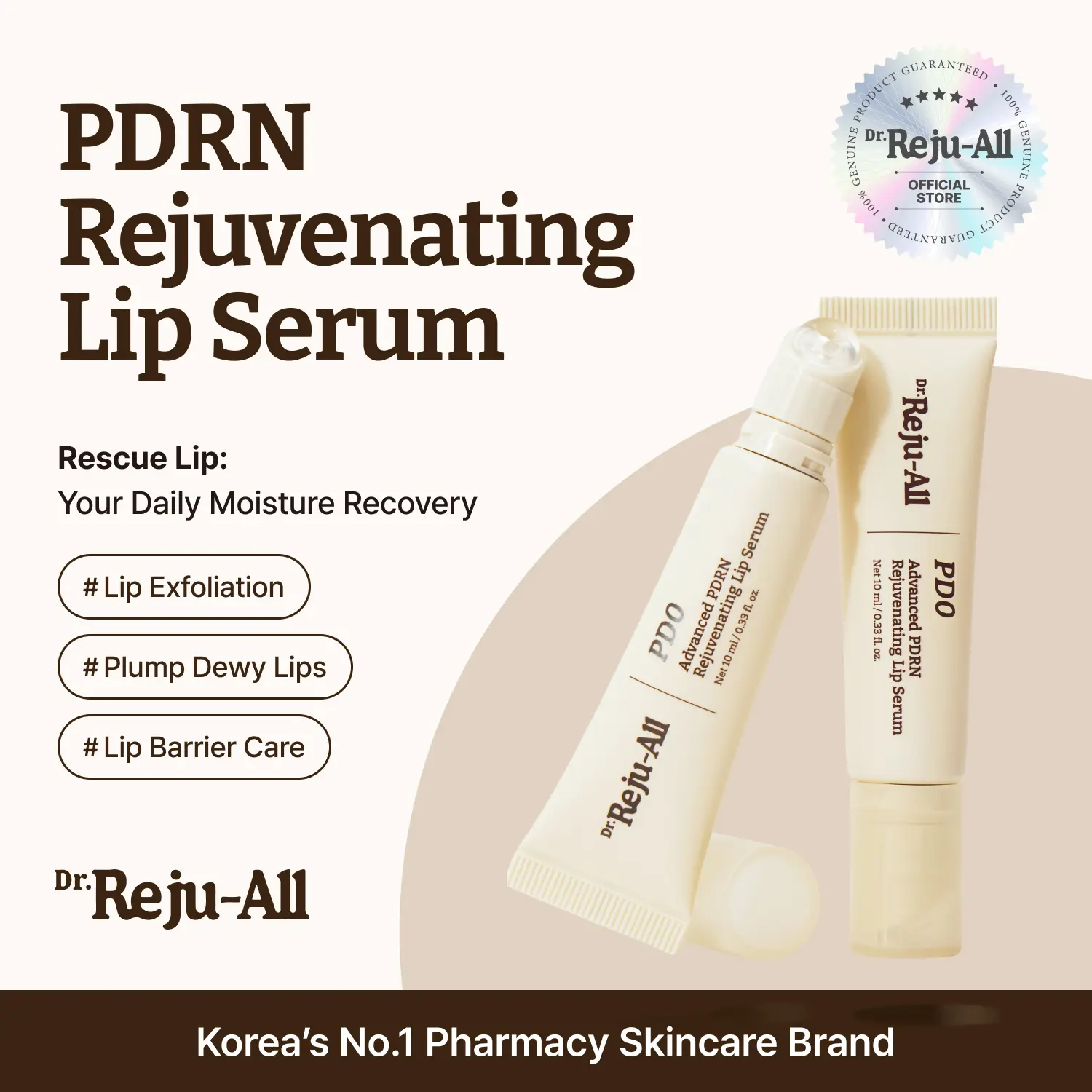 Advanced PDRN Rejuvenating Lip Serum – Hydrating