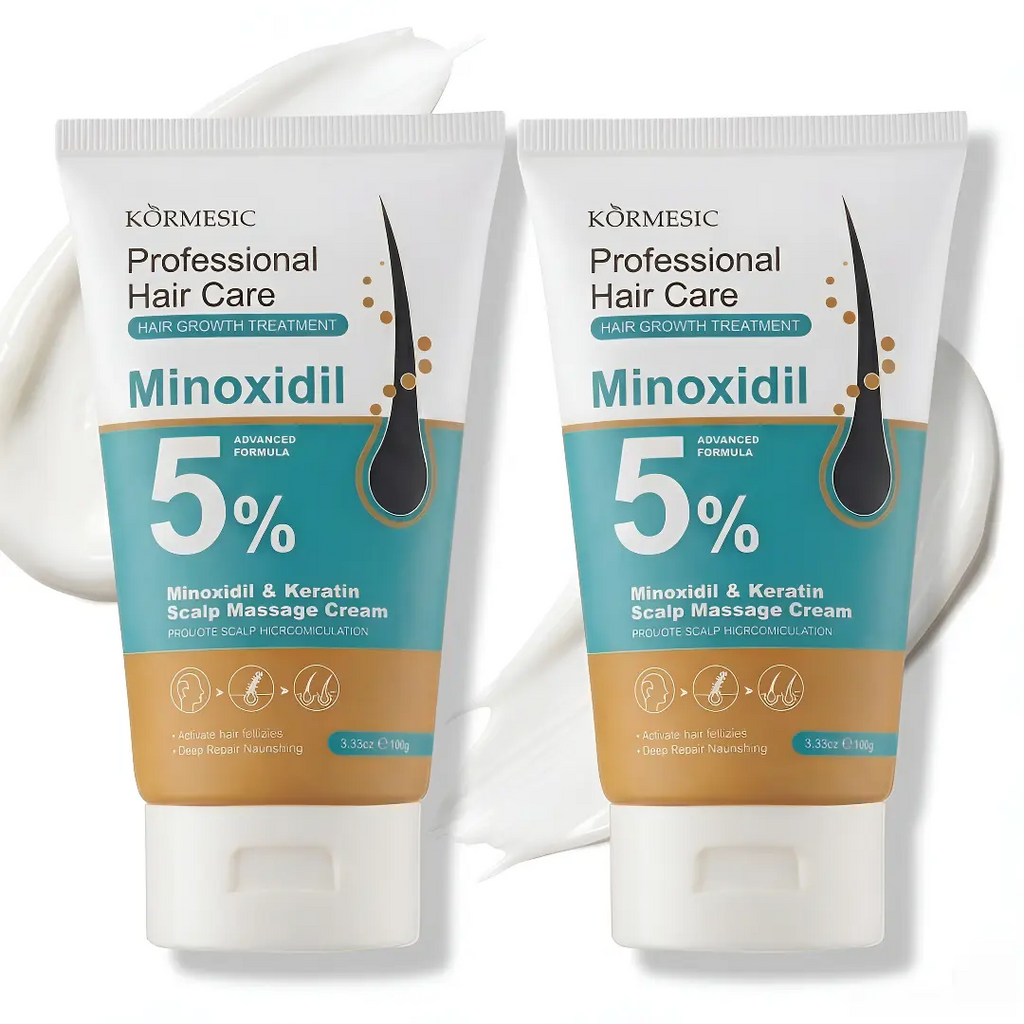 5% Minoxidil Scalp Massage Cream with Keratin & Ginger