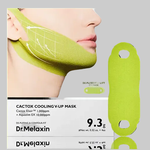 V-LIFTING MEWING BAND with Cactus Cooling Reduce Puffiness & Pore Tightening for Visible Pore Care Skin Repair