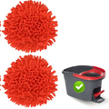 O-Cedar Replacement Mop Heads – Chenille Duster & Scrub Pad Set (Compatible with One-Tank System)