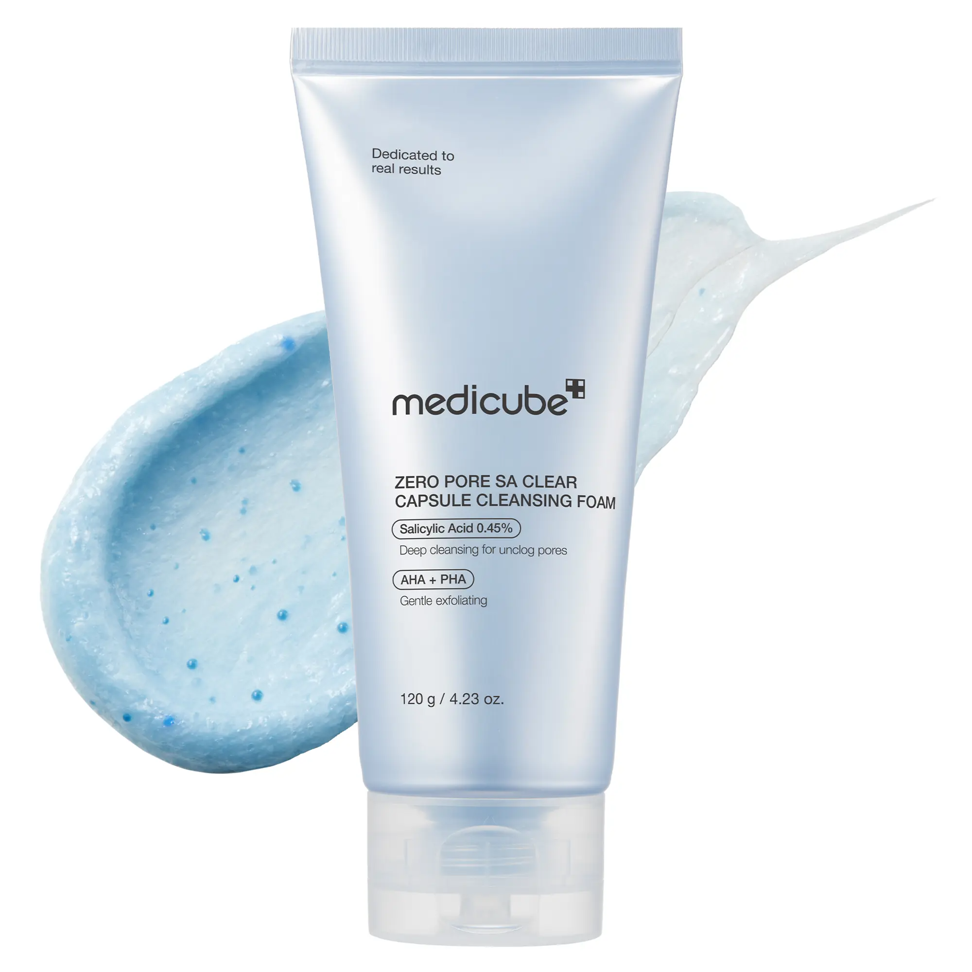 Zero Pore Clear Blue Capsule Facial Cleanser for Skin Texture
