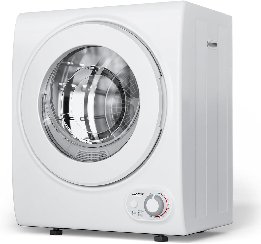 Portable Clothes Dryer – 110V Front Load Tumble Dryer with Stainless Steel Tub