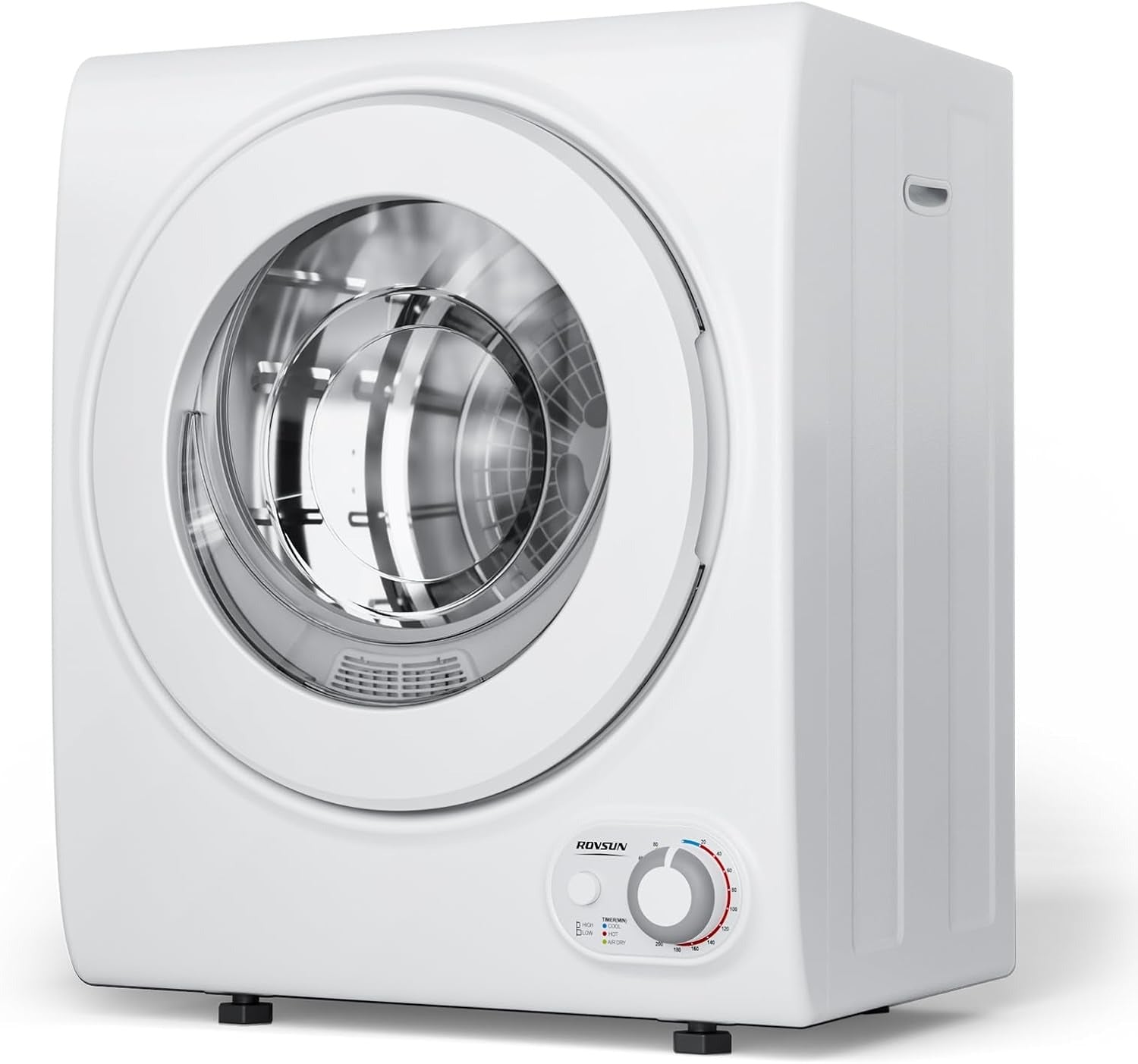 Portable Clothes Dryer – 110V Front Load Tumble Dryer with Stainless Steel Tub