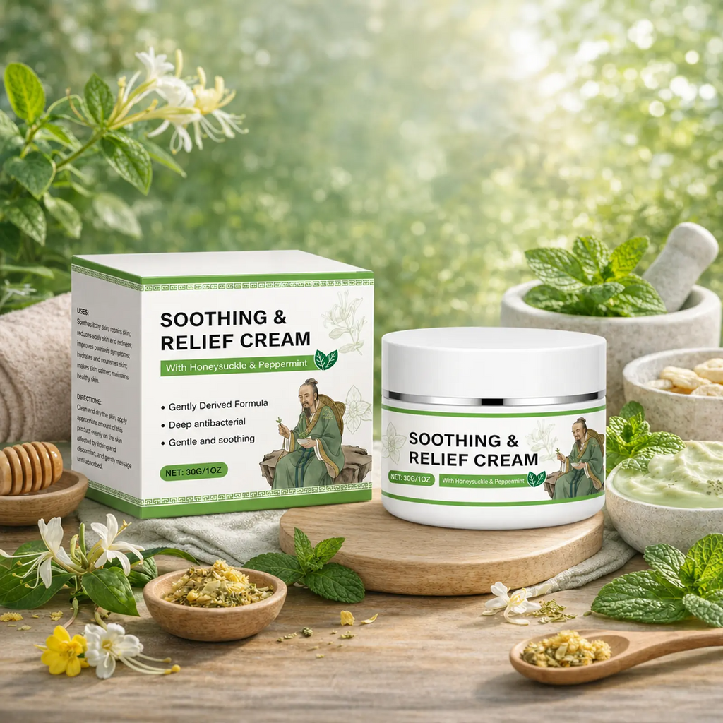 Original Soothing Relief Cream – Natural Plant-Based Moisturizing Balm for Sensitive Skin