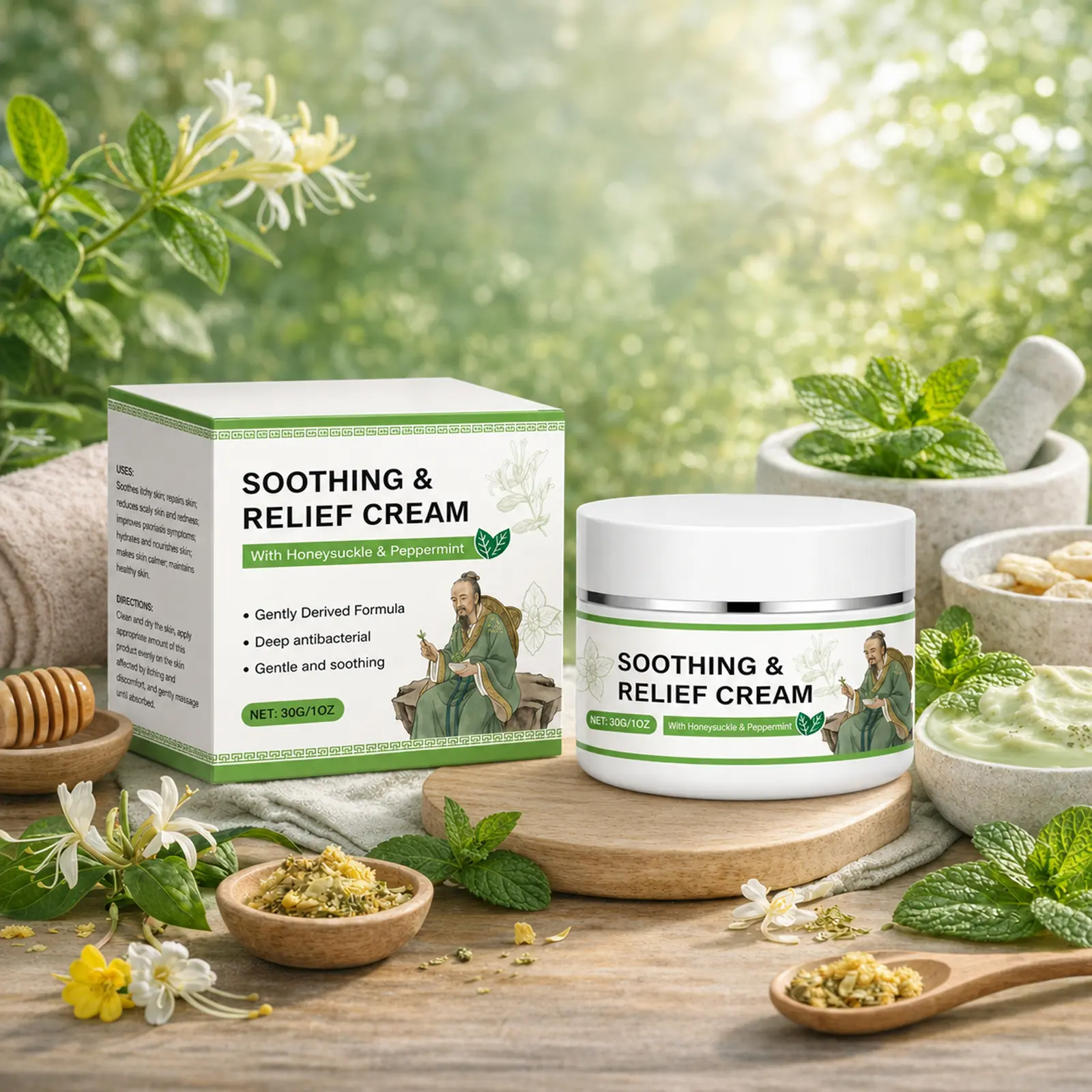 Original Soothing Relief Cream – Natural Plant-Based Moisturizing Balm for Sensitive Skin