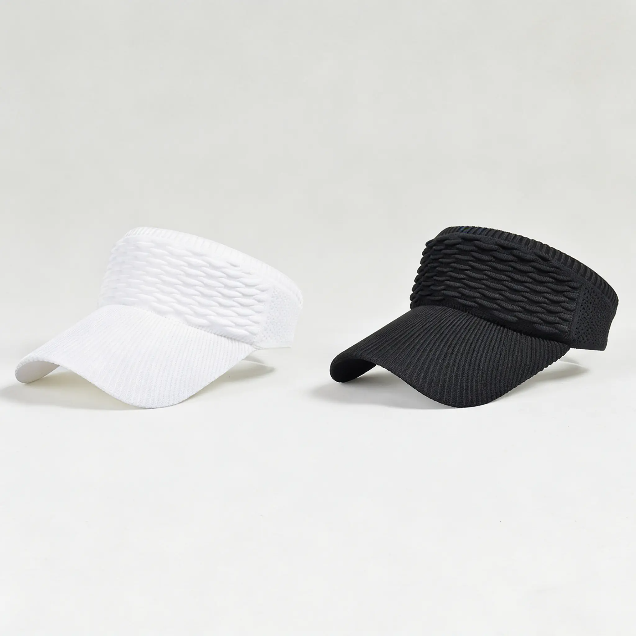 Women's High Ponytail Sun Visor Hat – Breathable UV Protection Visor for Outdoor Sports & Beach