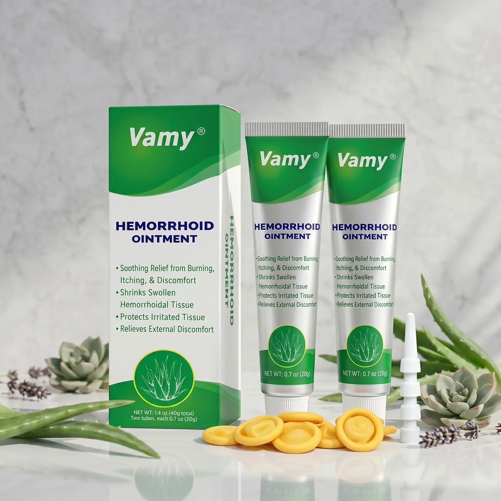 Organic Hemorrhoid Treatment Cream-Gel with Soothing Aloe Vera, Relieves Pain, Itching, and Swelling for Sensitive Skin