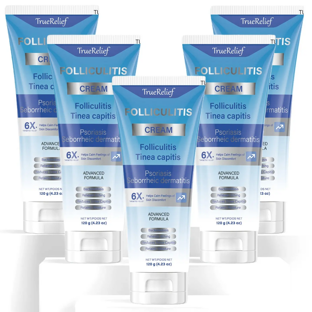 TrueRelief Botanical Folliculitis Care Cream – Soothing Moisturizer for Scalp, Face & Body Bumps