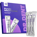 Purple Mouthwash - Sachets 20 Pack - Peroxide-Free - Alcohol Free - Vegan Mint