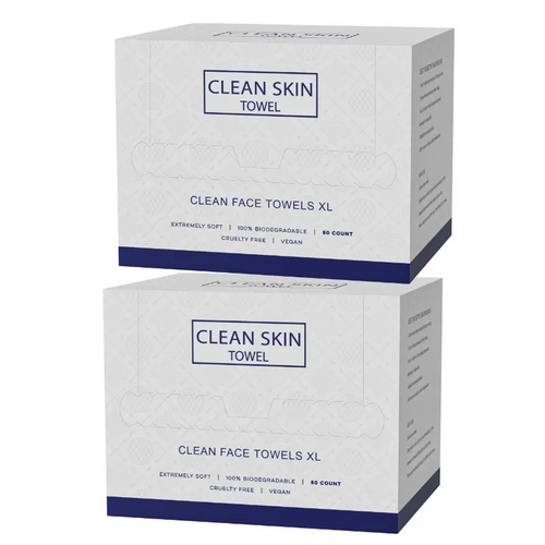 Boxed Disposable Facial Towels, Pull-Out Soft Cotton Wipes