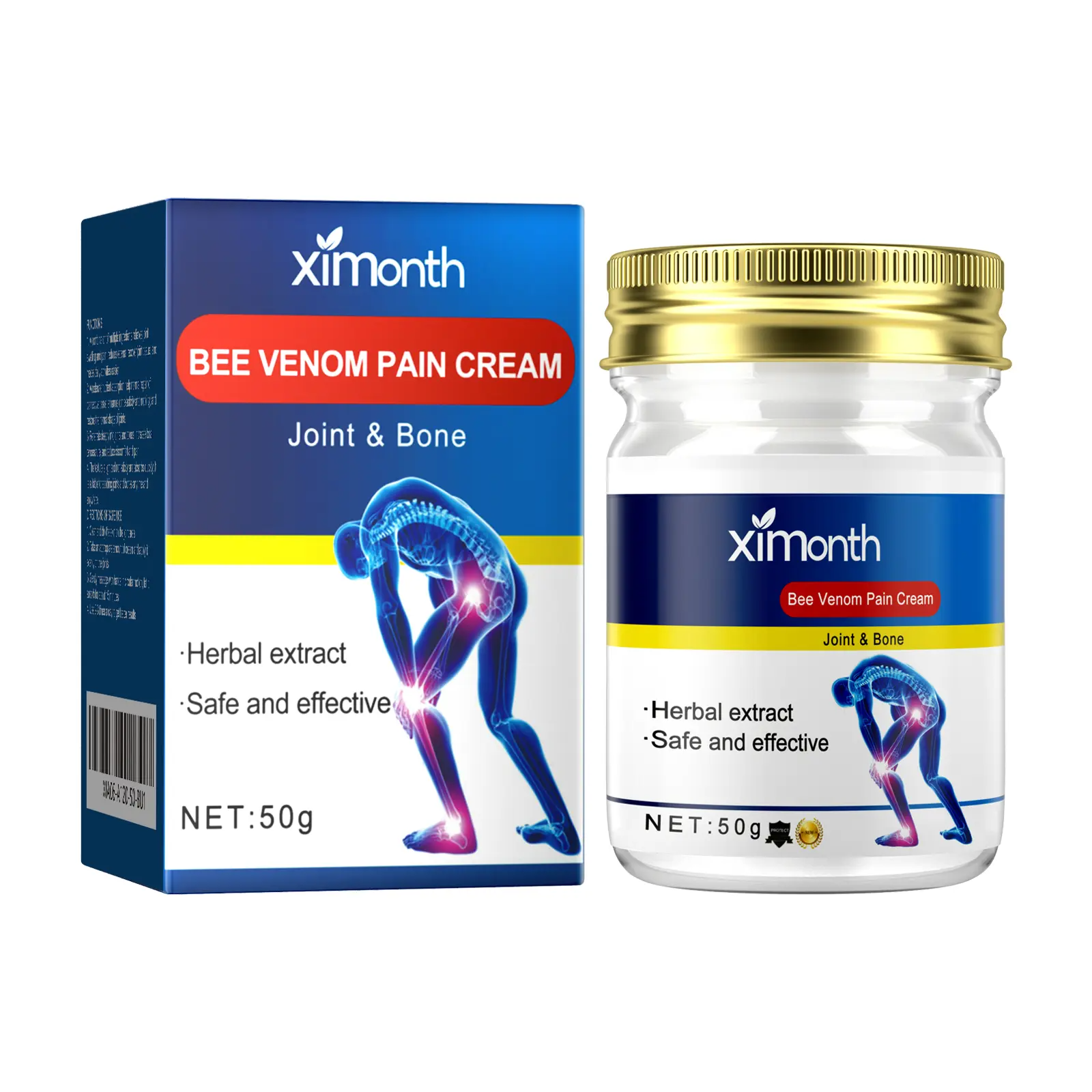Joint and Muscle Pain Relief Cream Fast Soothing Herbal Formula for Knee Lumbar