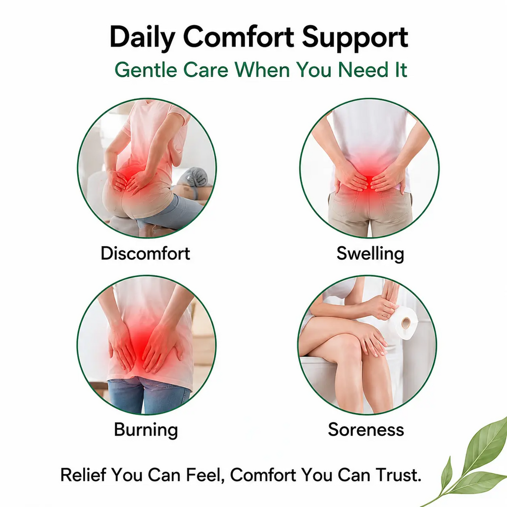 Alveora Hemorrhoidal Cream with Lidocaine & Aloe Vera – Soothing Relief for Hemorrhoid Discomfort & Itching