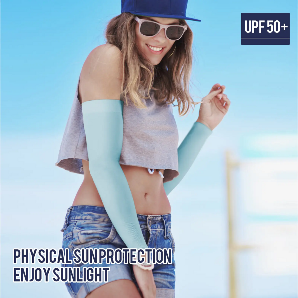 UPF 50+ UV Protection Arm Sleeves – Cooling Compression Sleeves for Men, Women & Youth | Football & Outdoor Sports