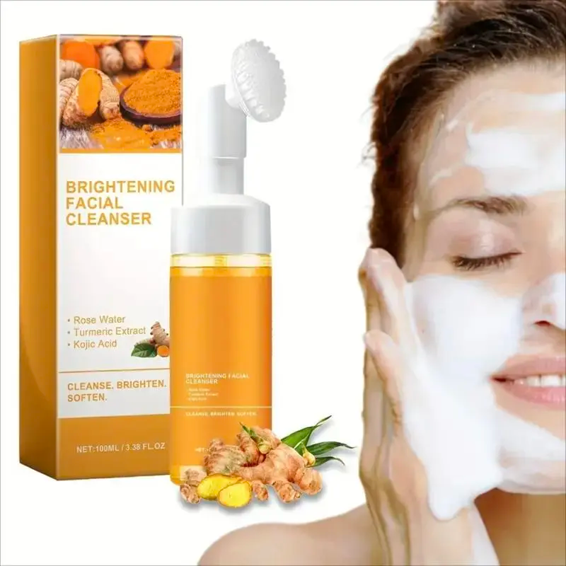 Turmeric Wash and Care two PieceSetTurmericCleansing Mousse, Turmeric SoapFacialCleansing Skincare