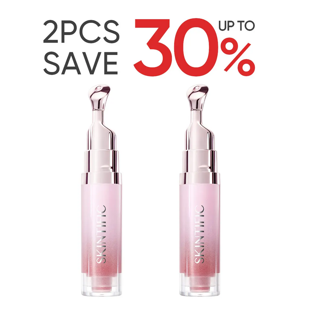 SKINTIFIC Lip Serum 2pcs Day & Night Lip Combo – Tinted + Clear for All-Day Hydration & Overnight Repair