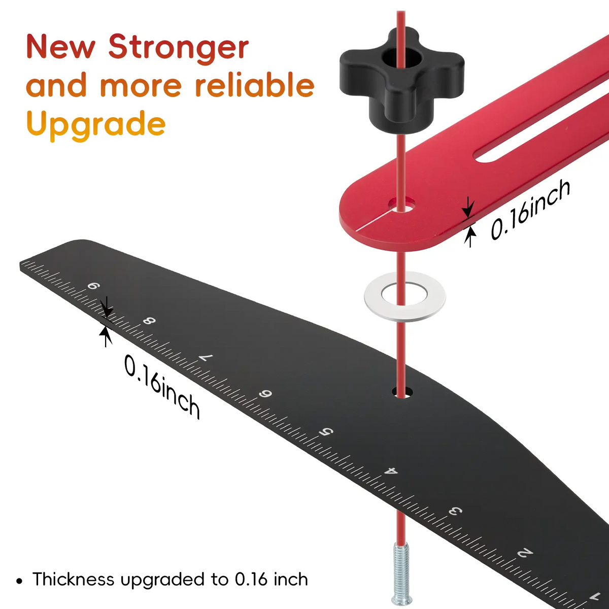 Adjustable Aluminum Stair Tread Template