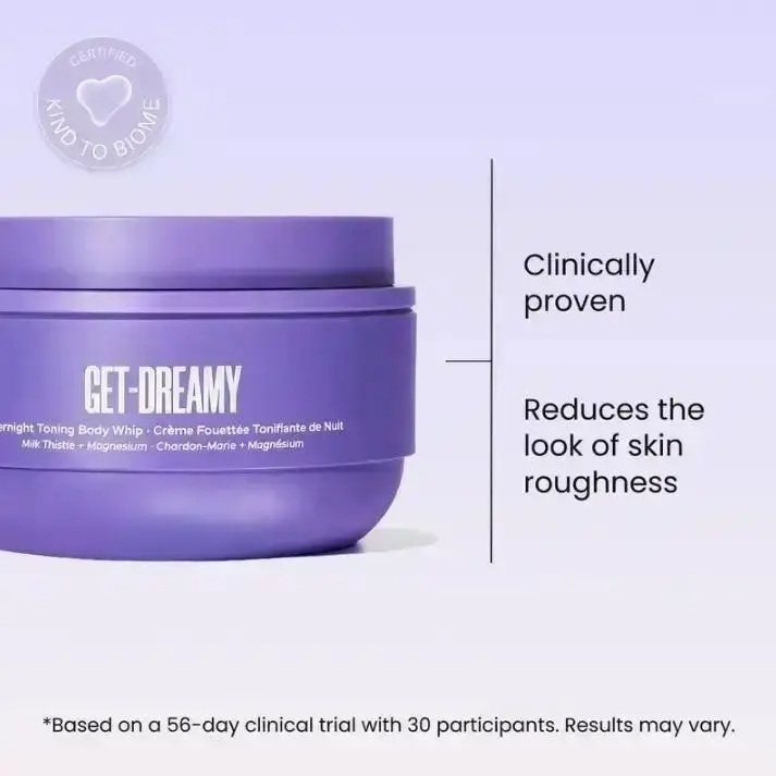 Overnight Body Whip, 200mL/6.8oz,Clinically Proven Firming Cream for Loose Skin, Milk Thistle & Uva Ursi Moisturizer