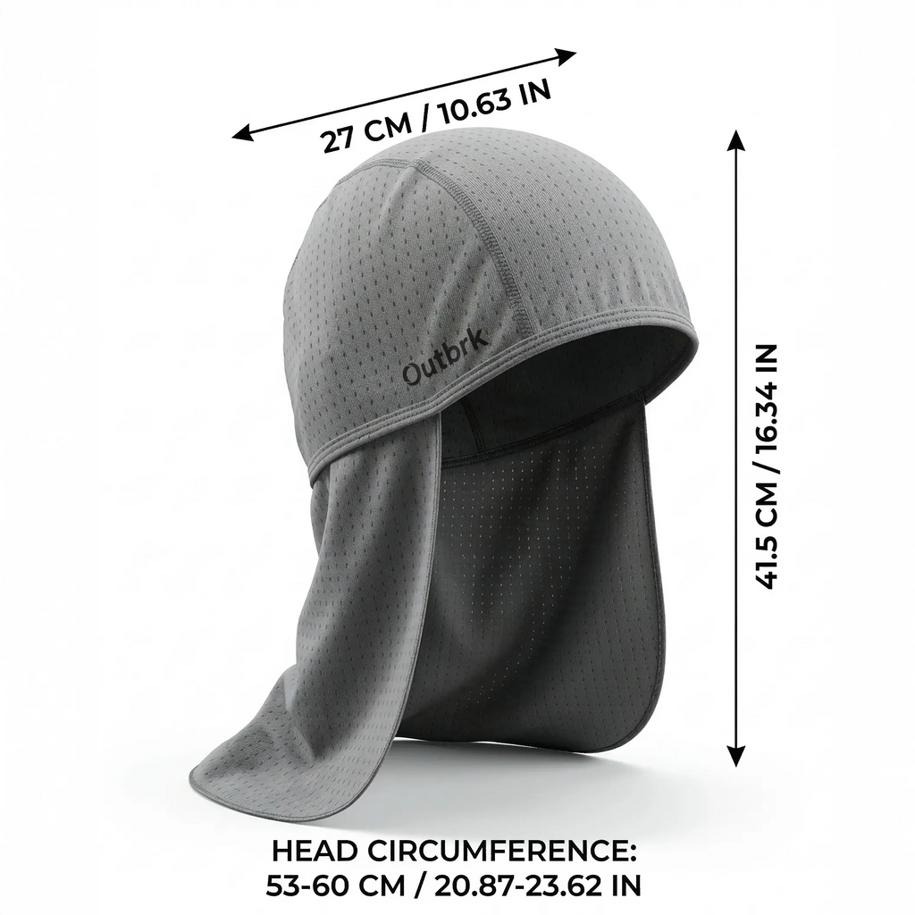 Sun Protection Cap with Neck Shield – Cooling, Breathable & Lightweight for Outdoor Activities