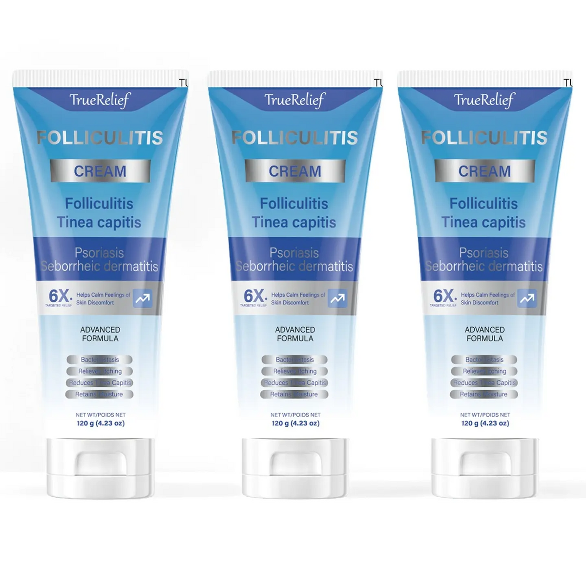 TrueRelief Botanical Folliculitis Care Cream – Soothing Moisturizer for Scalp, Face & Body Bumps