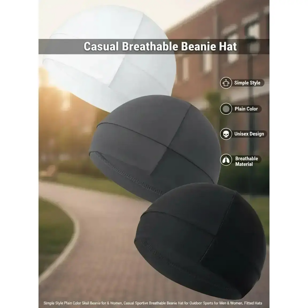 Cooling Skull Cap Beanie – Breathable, Moisture-Wicking & Lightweight for Outdoor Sports