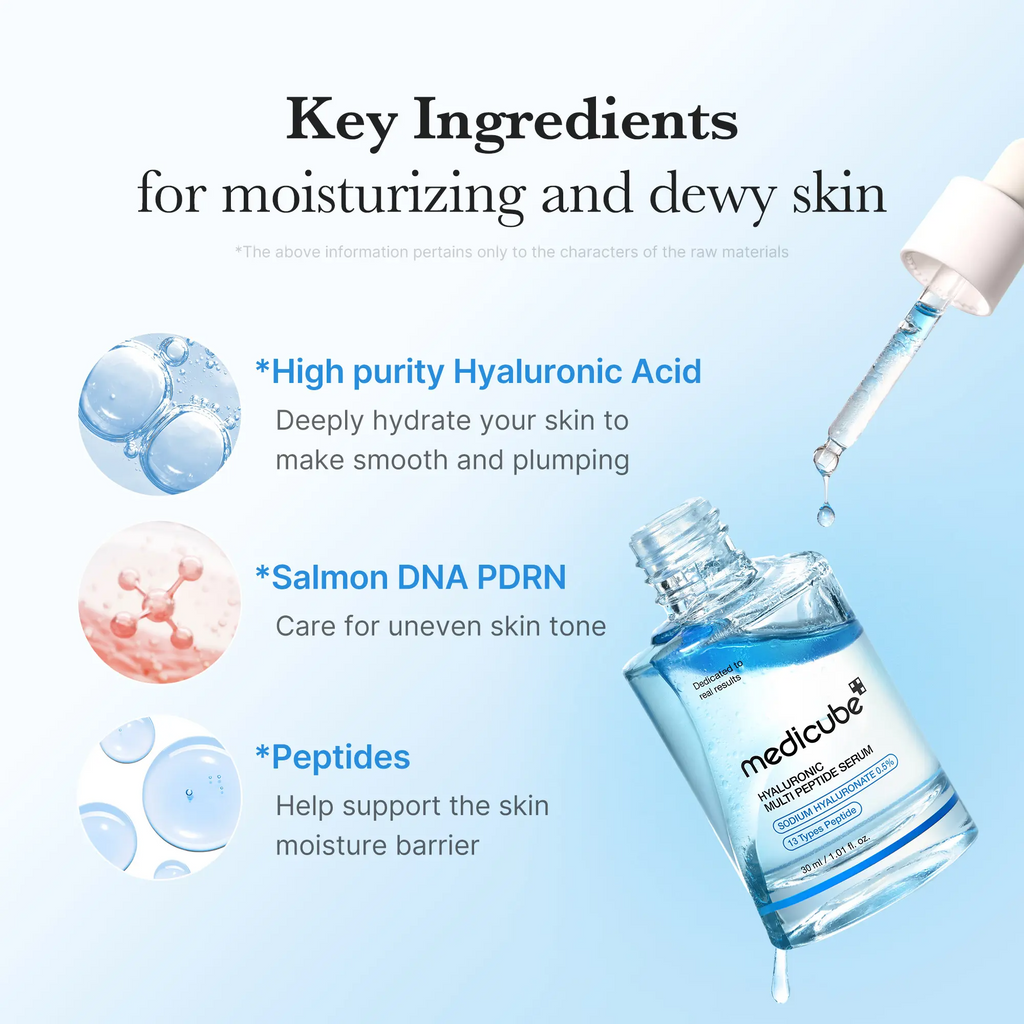 Hyaluronic Multi Peptide PDRN Serum for Glowing and Soothing
