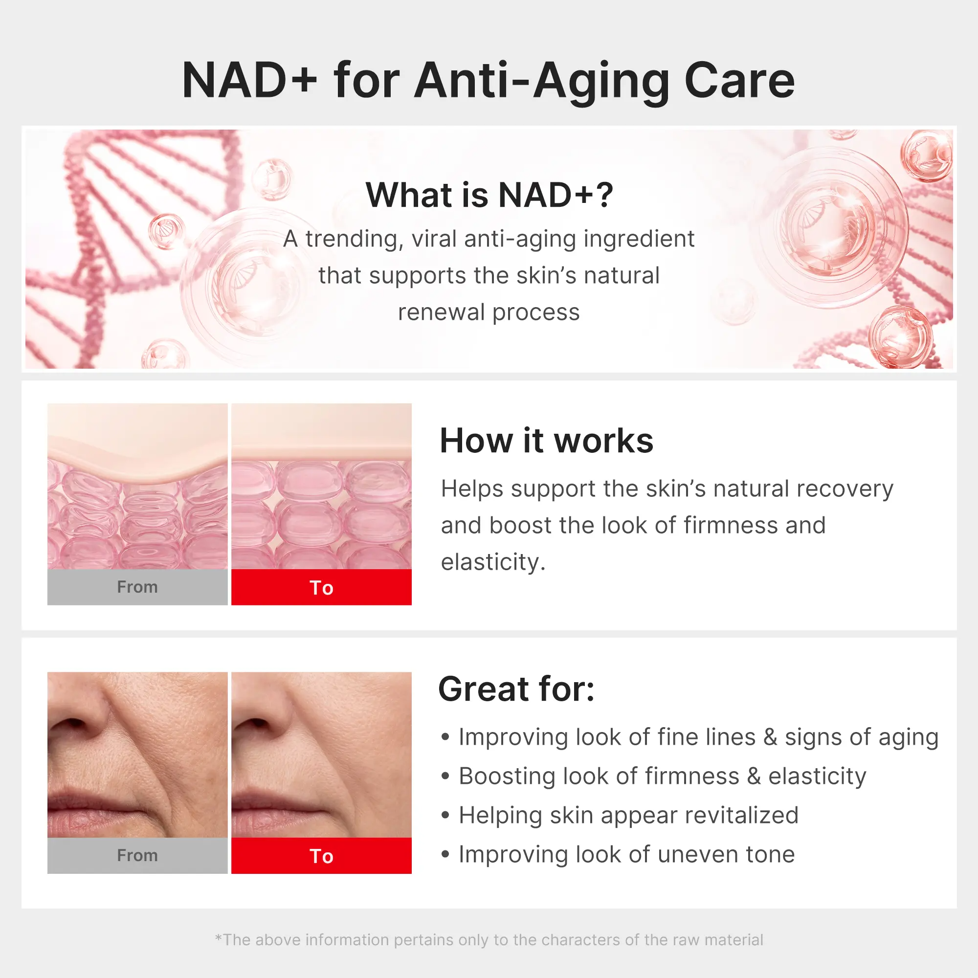NAD+ EGF Firming Serum | NAD+, EGF, Collagen Extract, Anti-aging, Plumping, Radiance Boosting Serum
