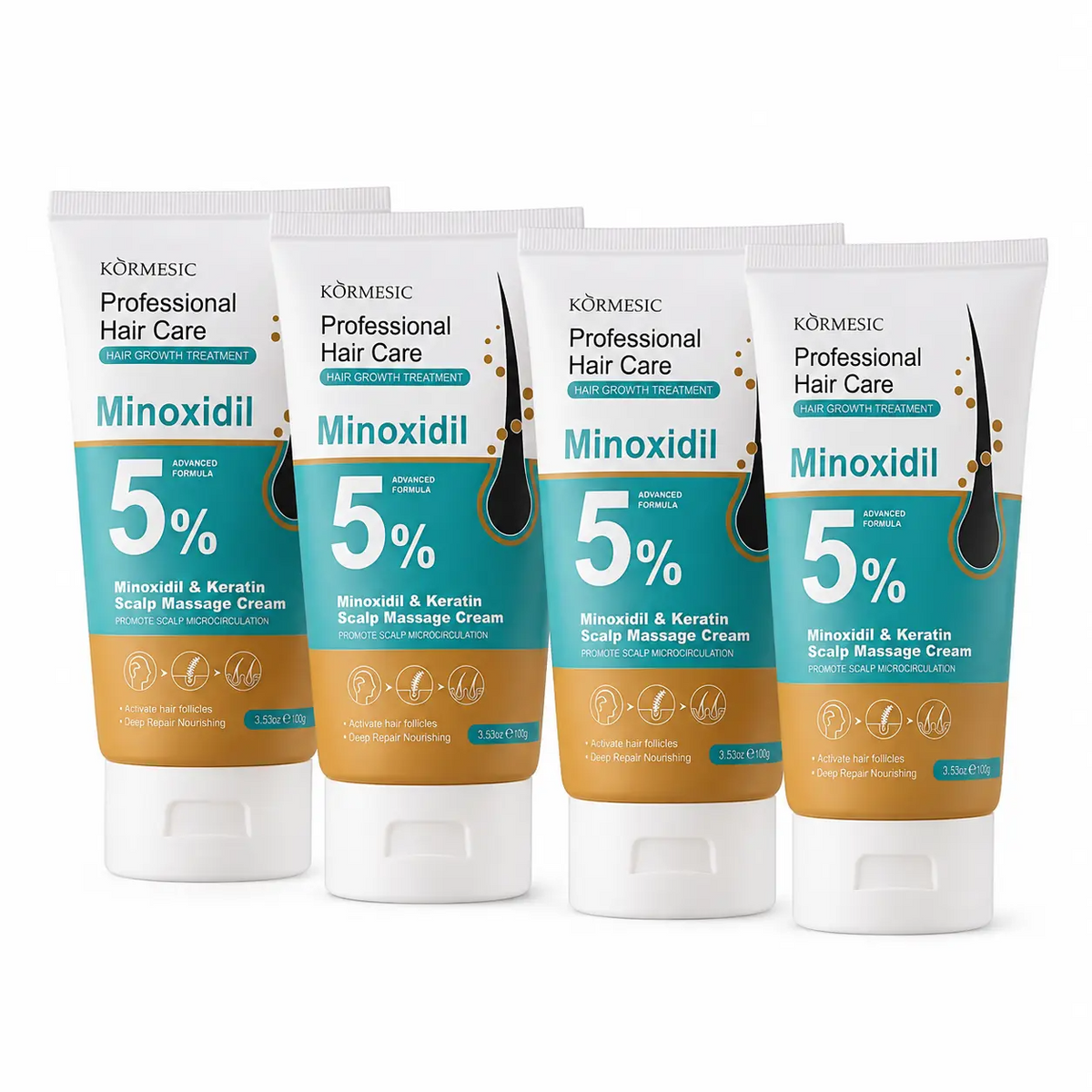 5% Minoxidil Scalp Massage Cream with Keratin & Ginger