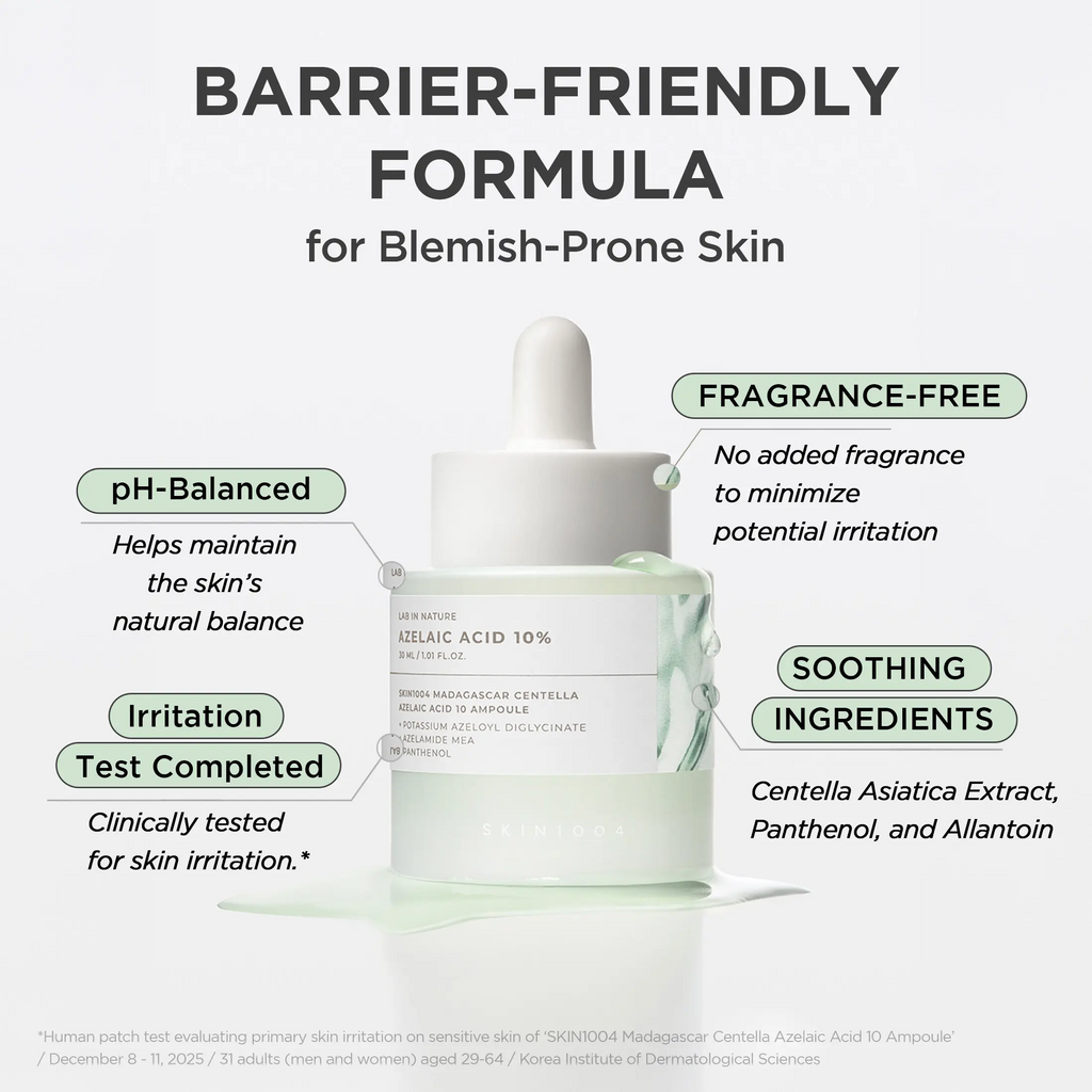 Azelaic Acid 10 Ampoule 30ml - Blemish Care, Visible Redness Soothing