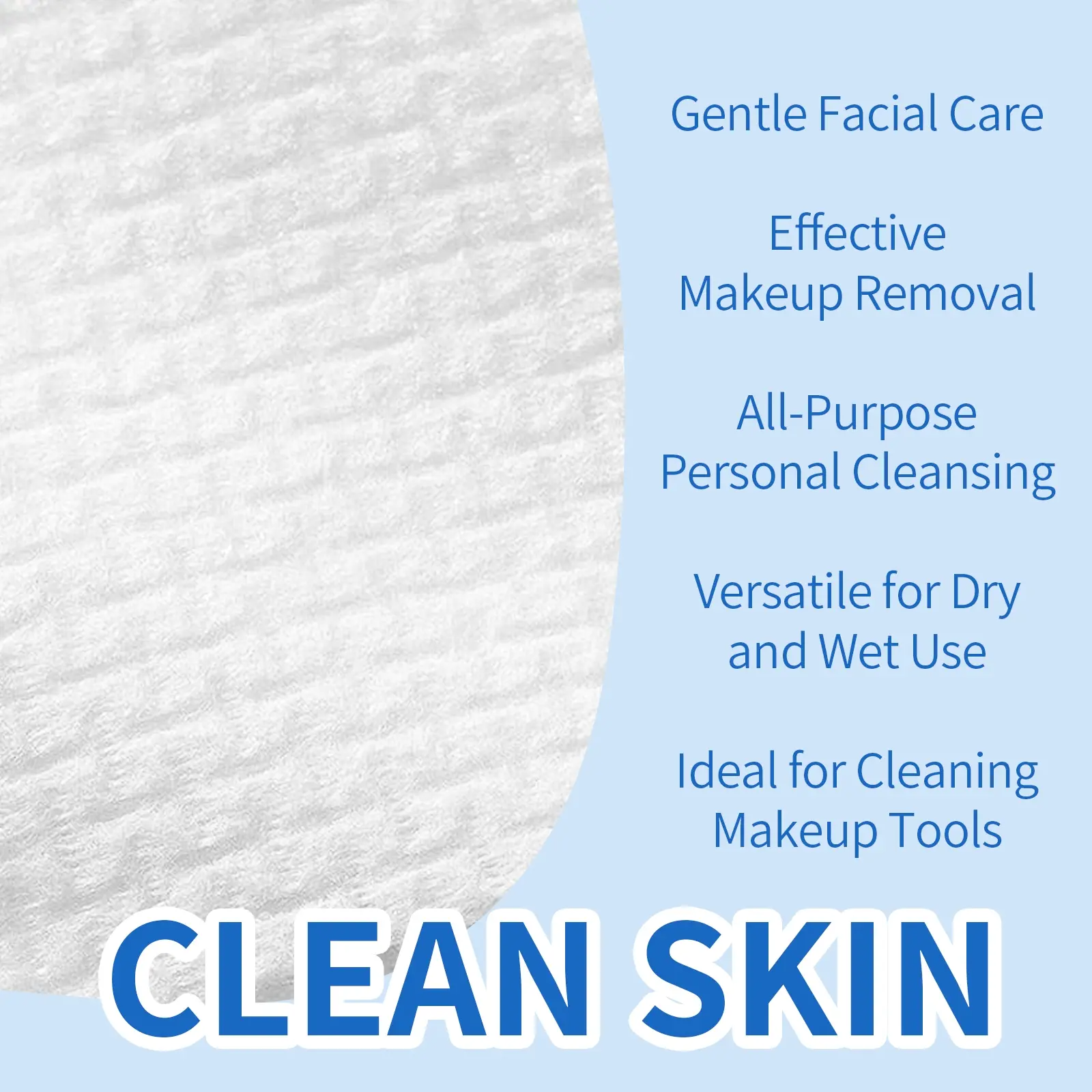 Boxed Disposable Facial Towels, Pull-Out Soft Cotton Wipes
