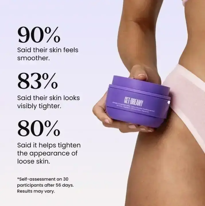 Overnight Body Whip, 200mL/6.8oz,Clinically Proven Firming Cream for Loose Skin, Milk Thistle & Uva Ursi Moisturizer
