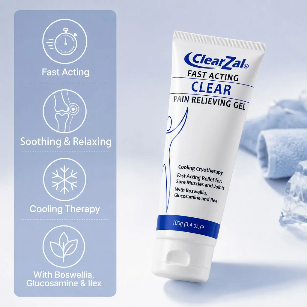 Soothing Cooling Gel with Menthol & Frankincense – Muscle Tension Relief (100g)