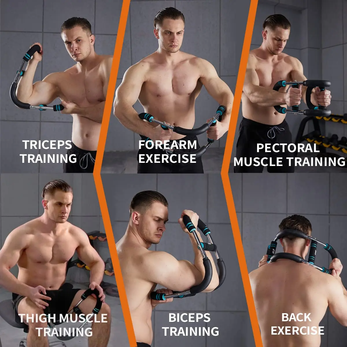 Adjustable Arm & Chest Trainer – Resistance Workout Equipment for Men | 60-120 lbs