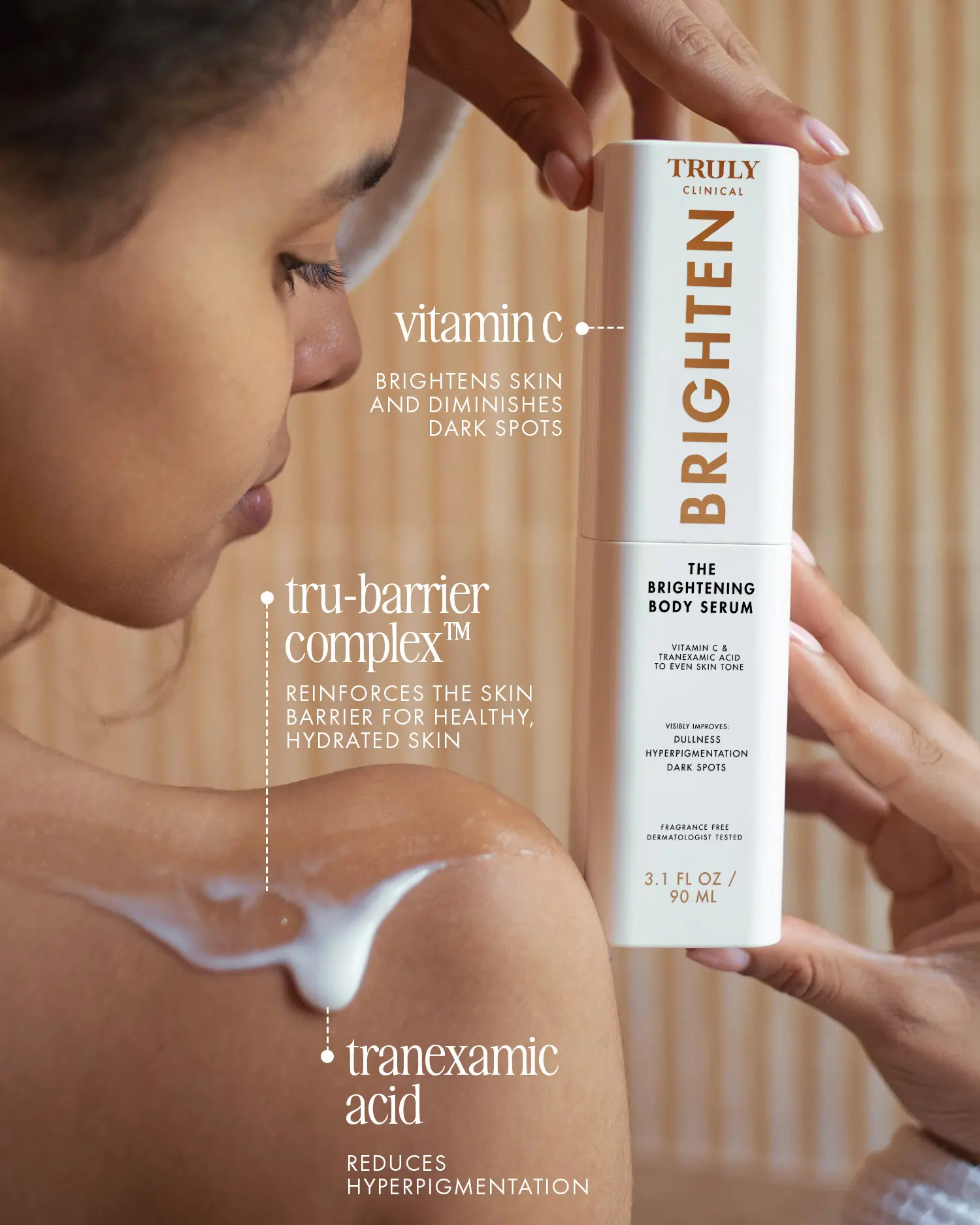 The Brightening Body Serum – Targeted Dark Spot Treatment with Vitamin C & Tranexamic Acid