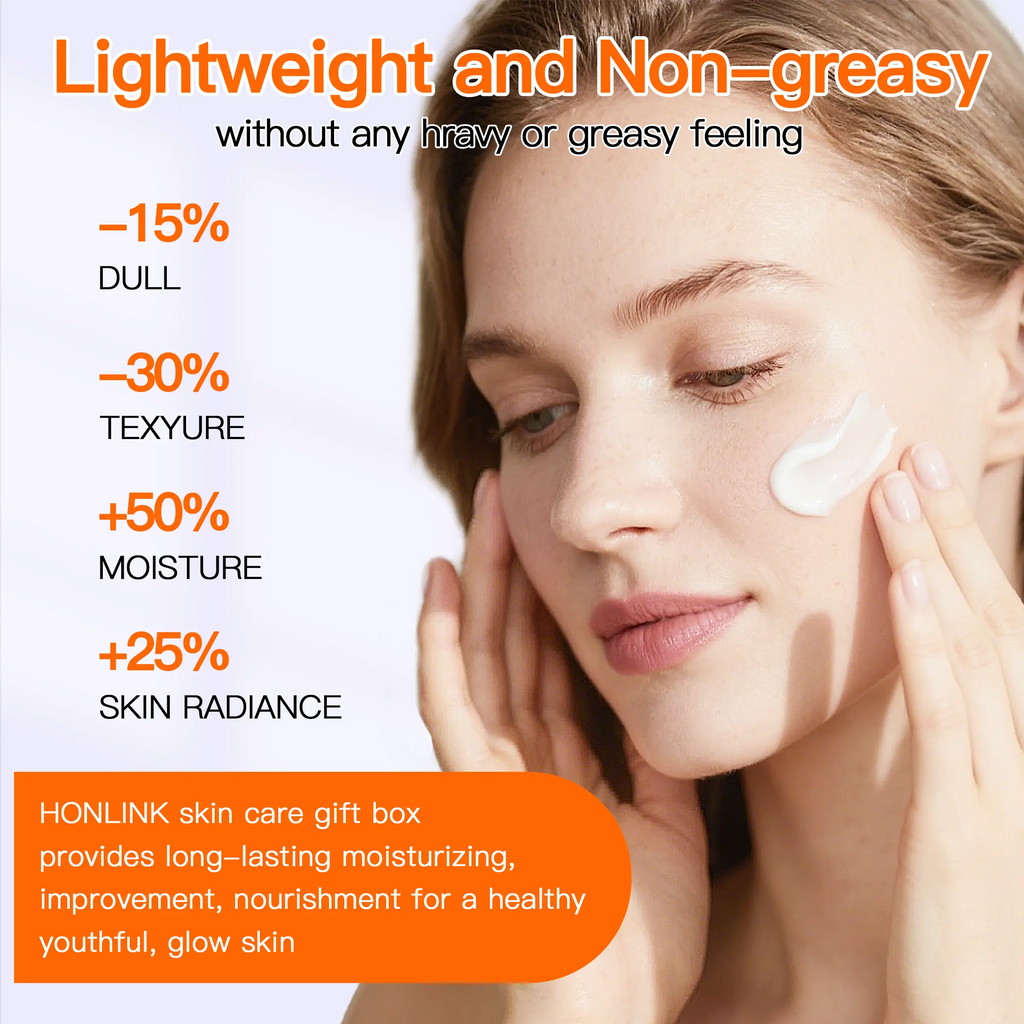 Skincare Set for Glass Skin - 5x Vitamin C, Niacinamide
