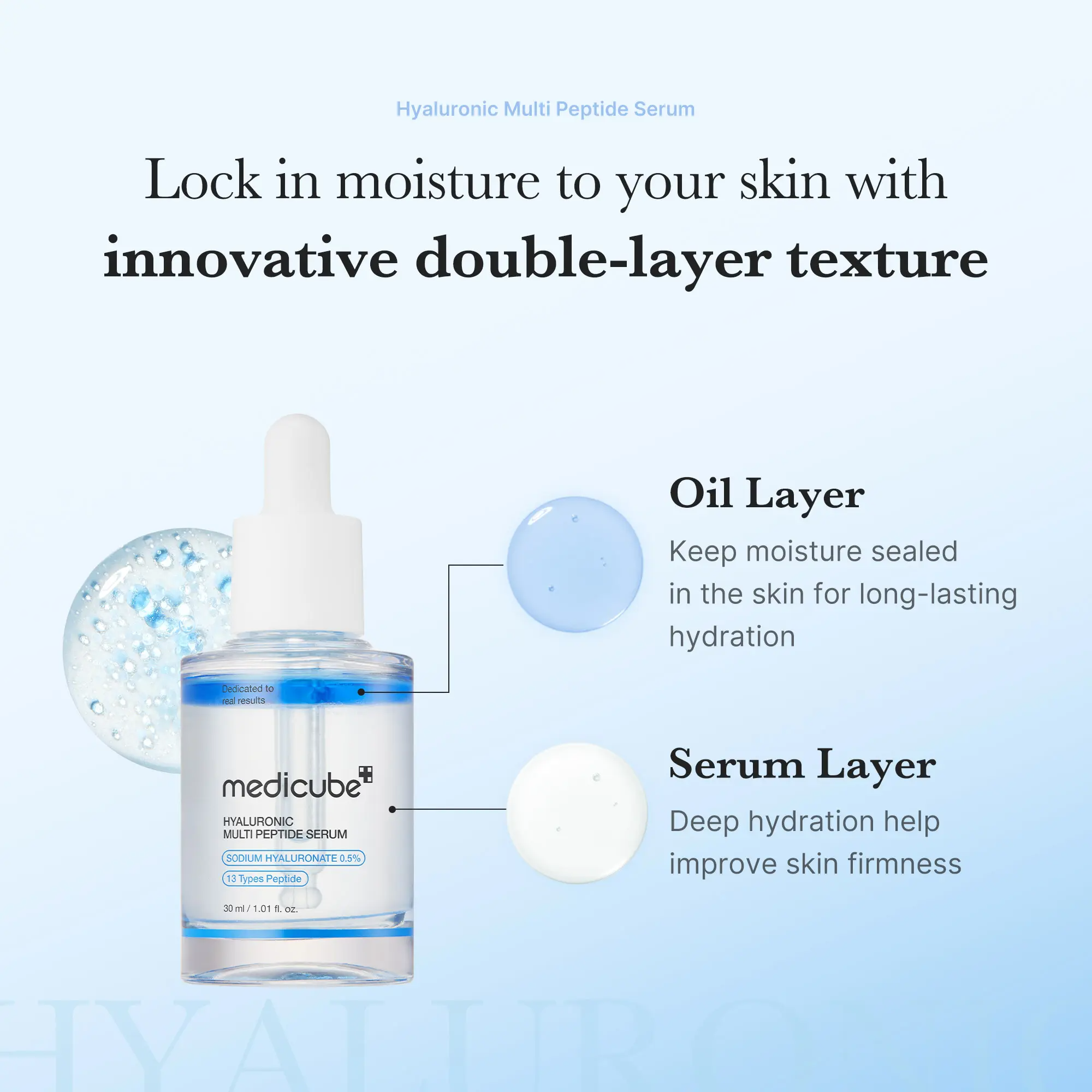 Hyaluronic Multi Peptide PDRN Serum for Glowing and Soothing