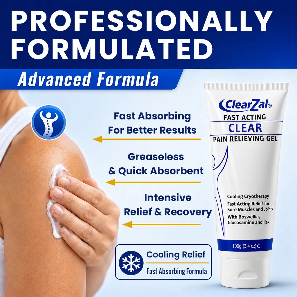 Soothing Cooling Gel 100g, Relieving Body Gel, Cooling with Menthol and Frankincense, Helps Relieve Muscle Tension