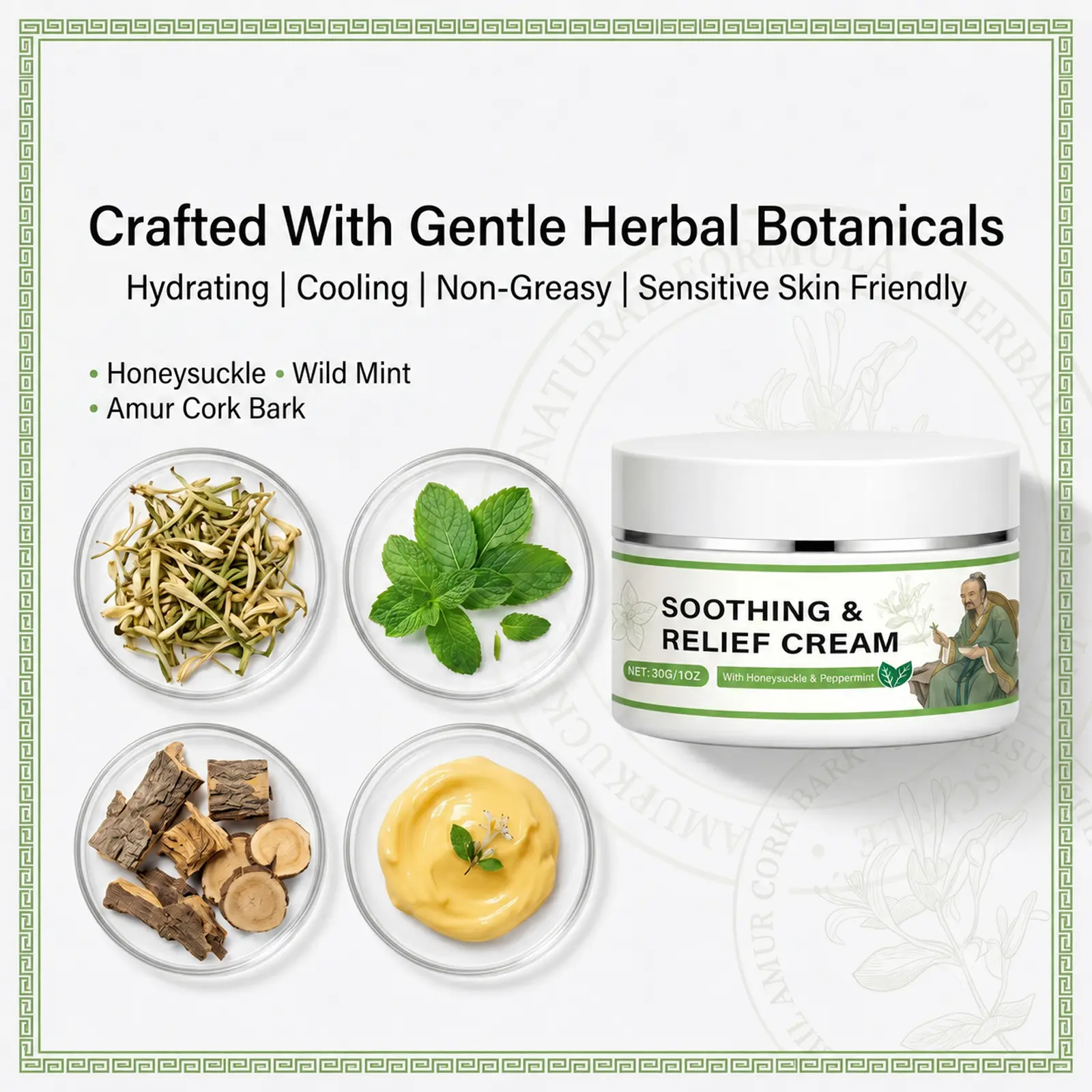 Original Soothing Relief Cream – Natural Plant-Based Moisturizing Balm for Sensitive Skin