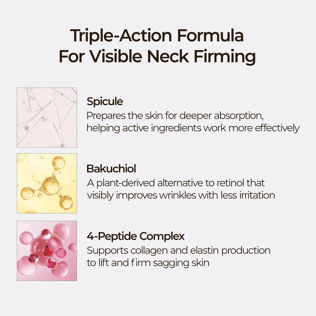 Calcium Boost Neck & Eye Set | Neck Firming & Eye Lift Duo for Wrinkles, Sagging Skin