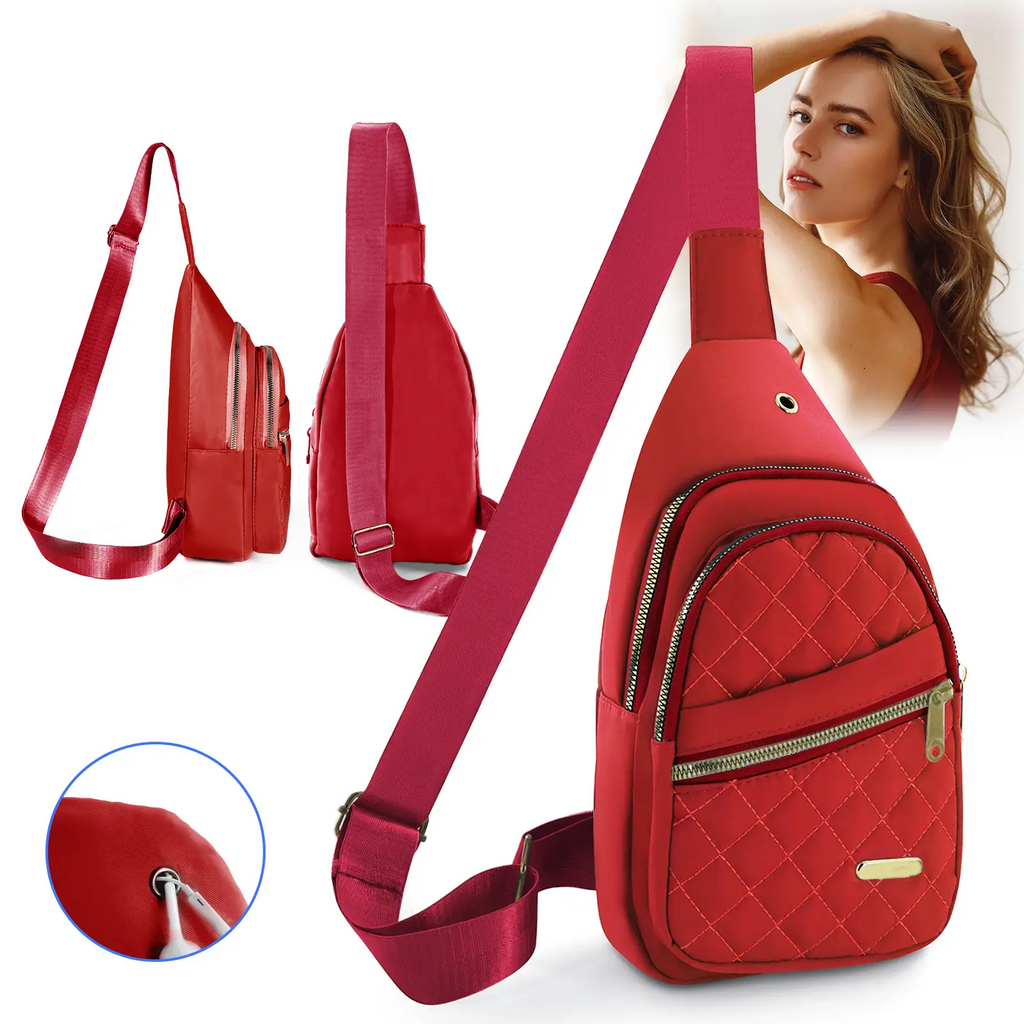 Women's Crossbody Chest Bag – Lightweight Fanny Pack for Travel, Hiking & Daily Use