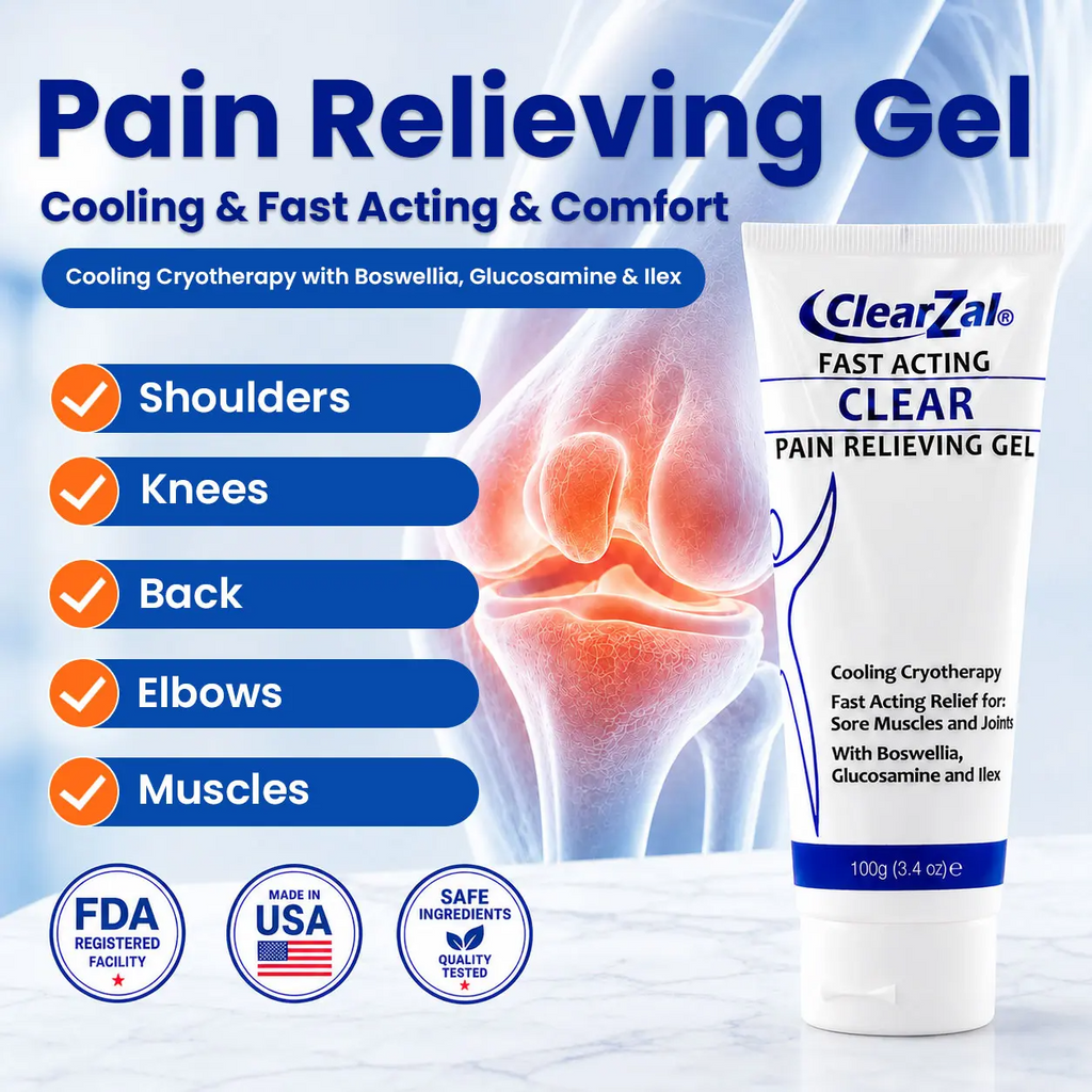 Soothing Cooling Gel with Menthol & Frankincense – Muscle Tension Relief (100g)