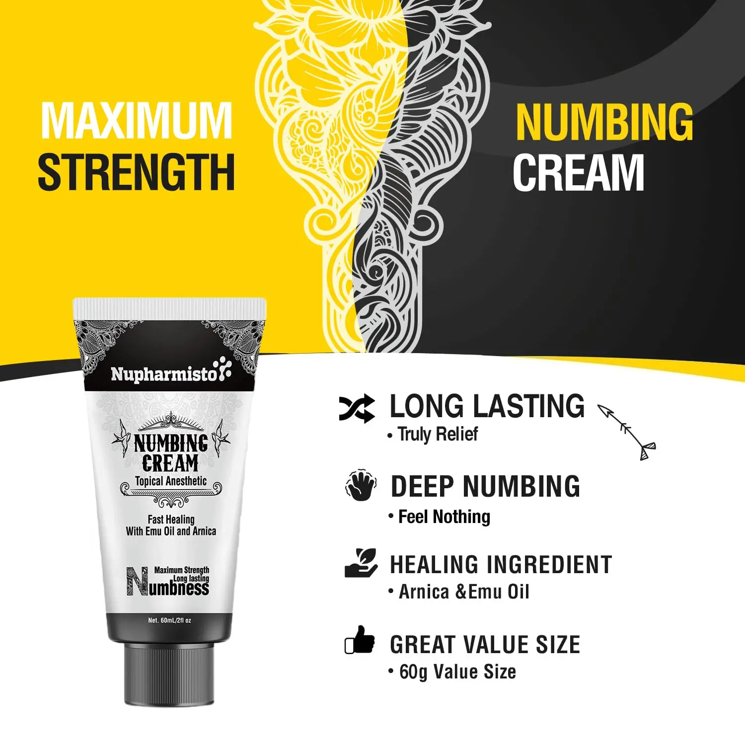 Daily Skin Prep Cream with Emu Oil & Arnica | 80g