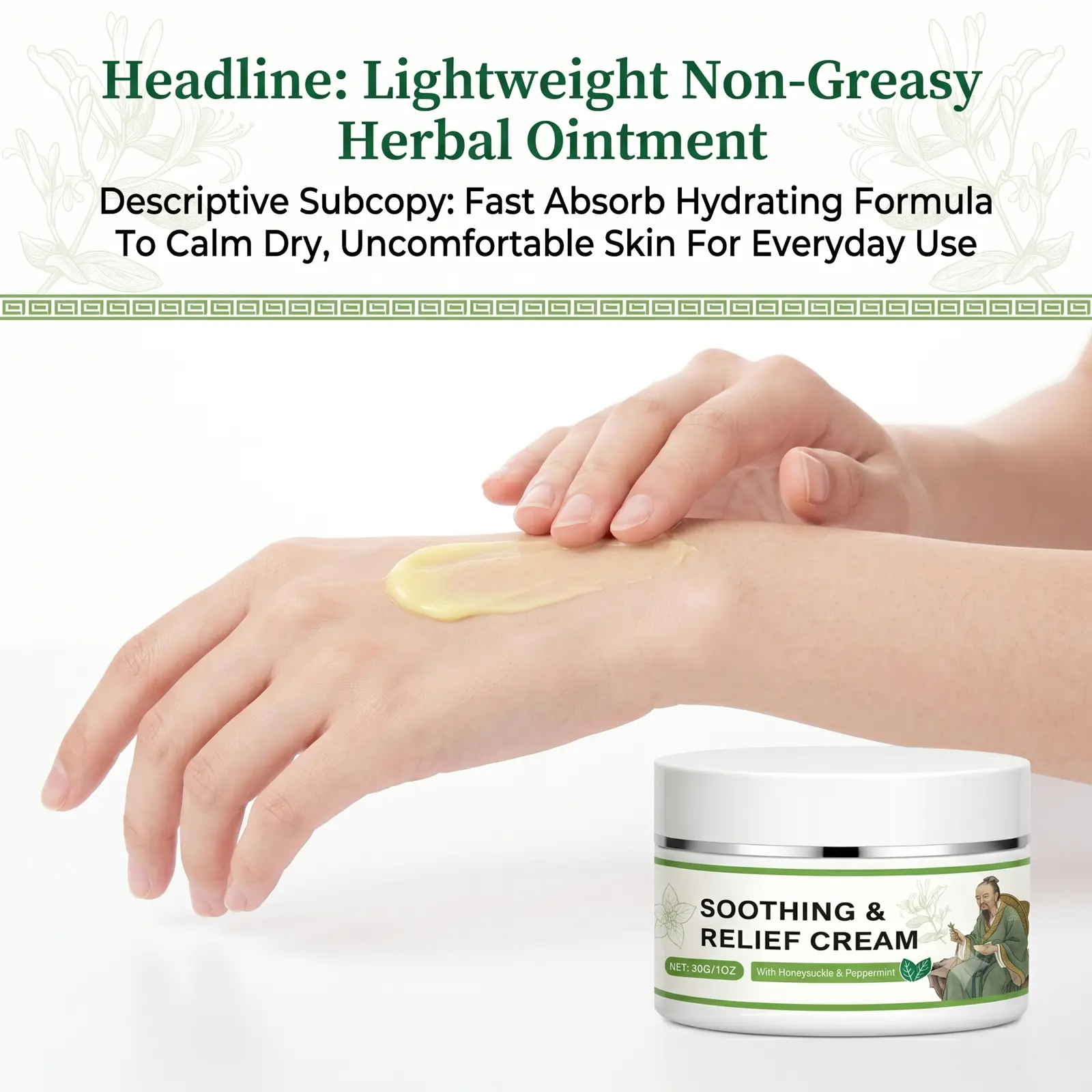 Original Soothing Relief Cream – Natural Plant-Based Moisturizing Balm for Sensitive Skin