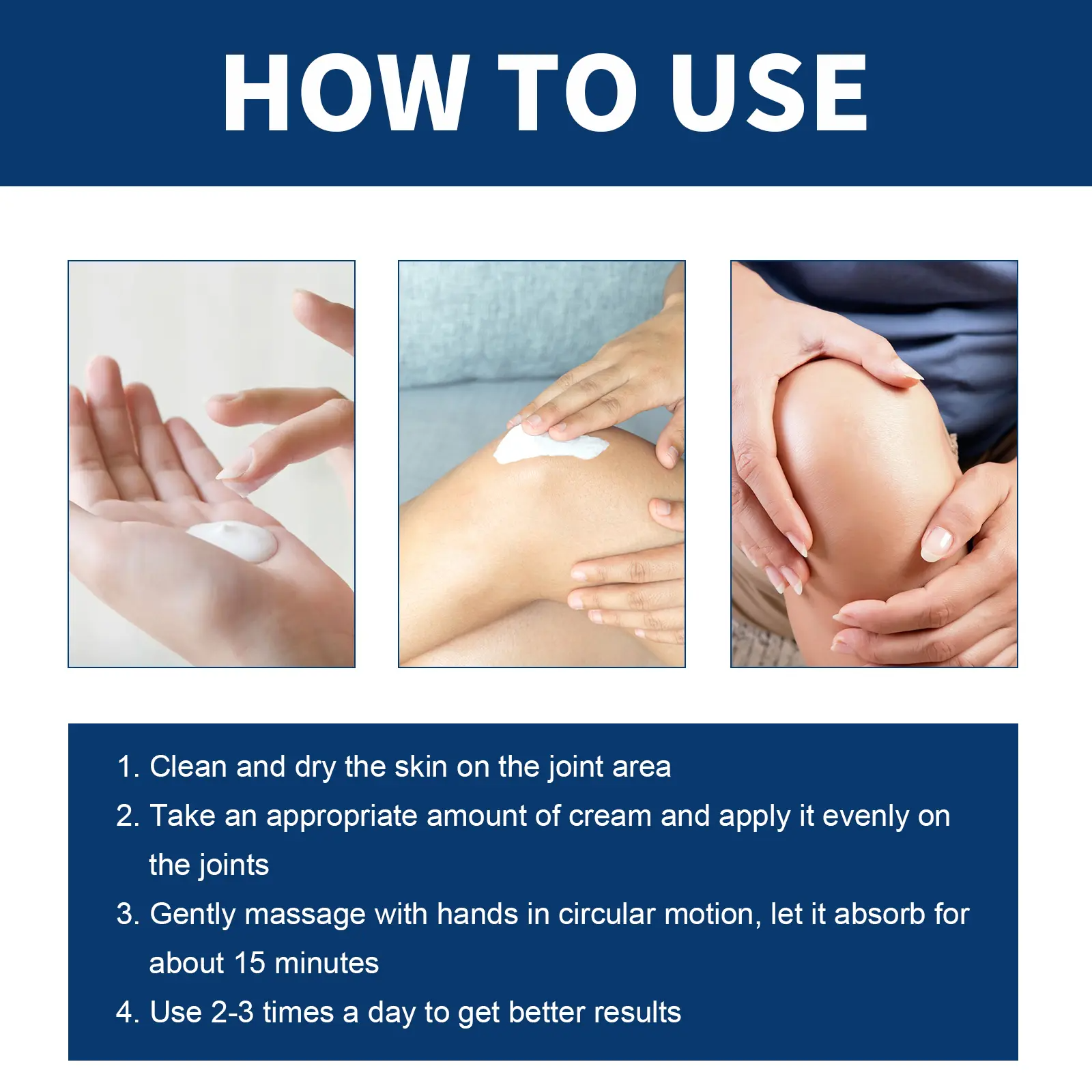 Herbal Joint & Muscle Pain Relief Cream – Fast-Acting Formula for Knee, Back, Shoulder & Neck