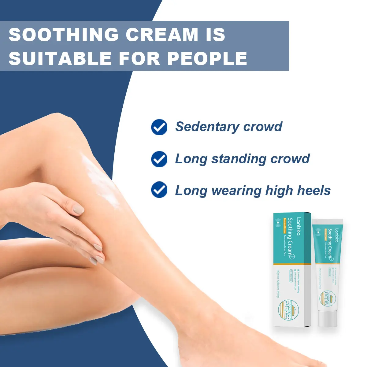 Herbal Varicose Vein Relief Cream – Soothing Leg Massage Lotion for Pain, Swelling & Vein Comfort | 30g