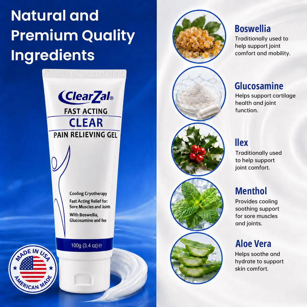 Soothing Cooling Gel with Menthol & Frankincense – Muscle Tension Relief (100g)