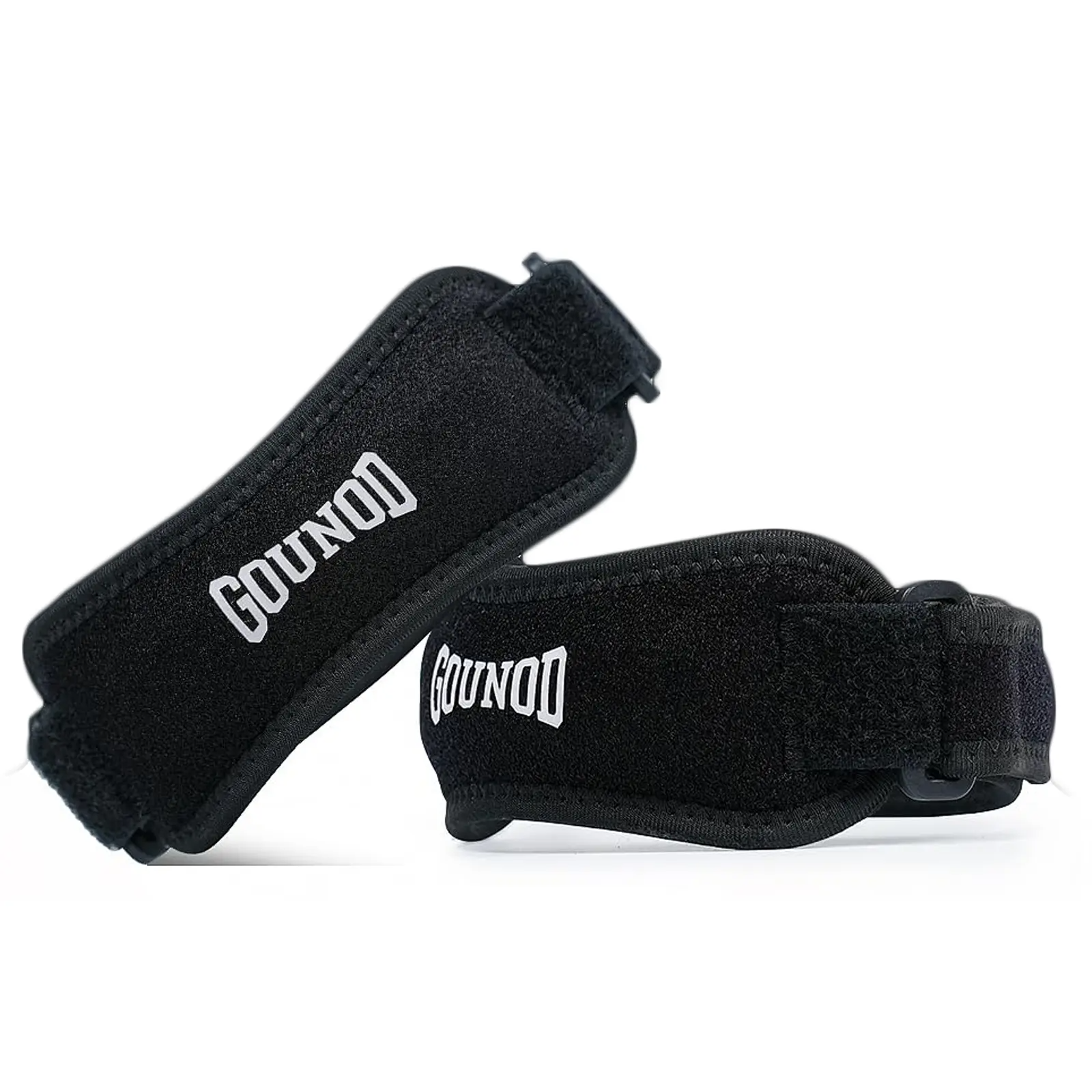 Silicone Patella Knee Strap 2-Pack – Anti-Slip Patellar Tendon Support for Running, Basketball & Gym