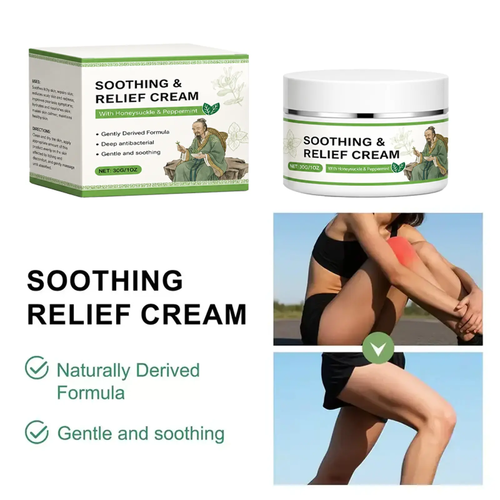 Original Soothing Relief Cream – Natural Plant-Based Moisturizing Balm for Sensitive Skin